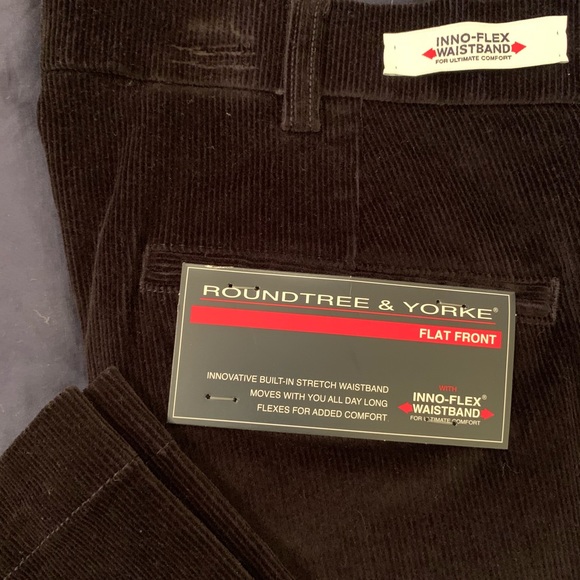 Black 42 x 32 Corduroy pants - Picture 2 of 6